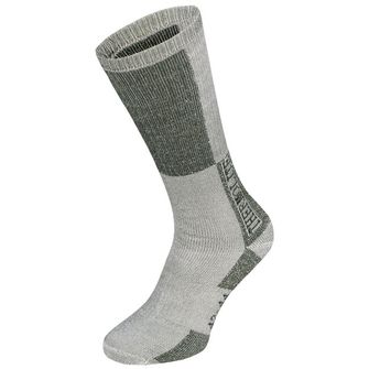 FOX Polar winter socks, 1 pair of extra high white-green
