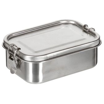 Foxoutdoor lunch box, premium, stainless steel, approx. 16 x 11.5 x 6 cm
