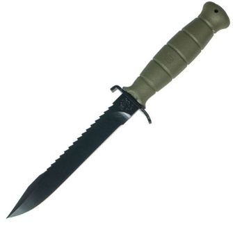 Glock knife Battle Field FM 81 with saw, green