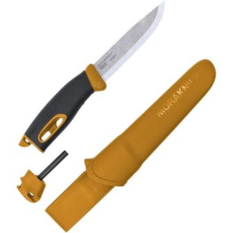 Helicon-Tex Morakniv® Companion Spark stainless steel knife, yellow