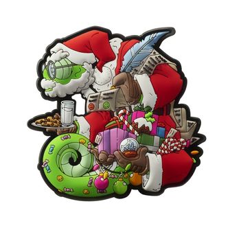 Helikon-Tex Christmas Chameleon Patch - Red/Green