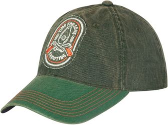 Helikon-Tex Shooting Time Cap - Dirty Washed Cotton - Dirty Washed Dark Green / Dirty Washed Kelly Green