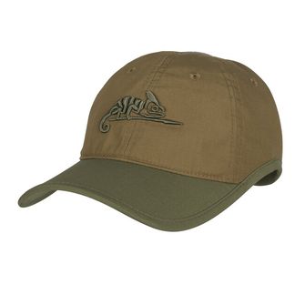 Helikon-Tex Cap with logo - PolyCotton Ripstop - Coyote / Olive Green