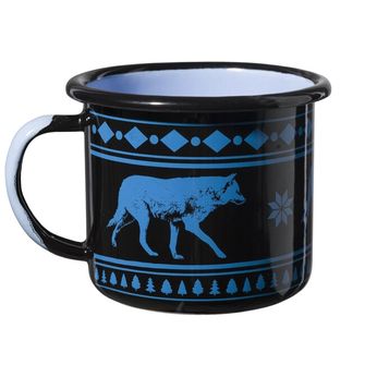 Helikon-Tex Enamel mug WOLF 0.35 l - blue edition
