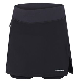 Husky Women's Functional Skirt with Shorts of Flamy L, Black