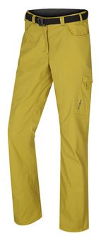 HUSKY women's outdoor trousers Kahula L, yellow-green