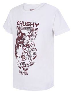 Husky Children's Function T -Shirt Tash to White