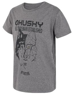 Husky Children's Function T -Shirt Tash to Dark Gray