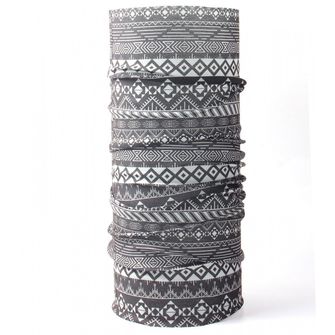 Husky Multifunctional scarf Printer Gray Triangle Stripes, UNI