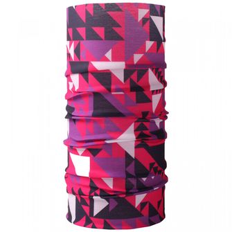 Husky Multifunctional scarf PrinTemp Pink Triangle, UNI