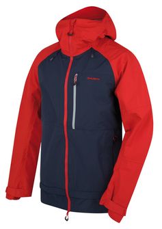 HUSKY men's Nanook M hardshell jacket, red/dark blue