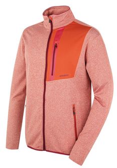 Husky men's sweatshirt with zipper ane m dk. Brick Orange