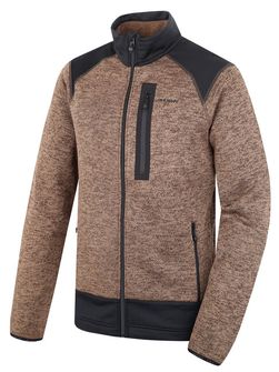 Husky Men's fleece sweater on zipper Alan m Deep Khaki