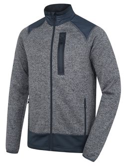 HUSKY men's fleece zip-up sweater Alan M, grey/anthracite