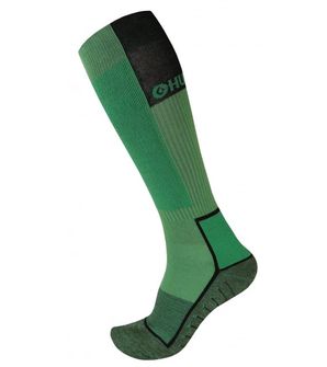 Husky knee socks Snow-Ski green/black