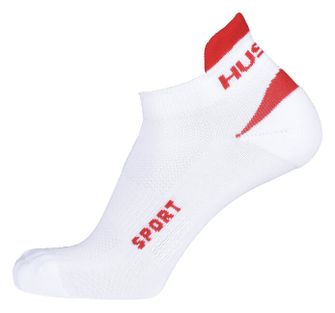 Husky socks sport white/red