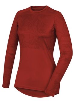 Husky thermal underwear Active Winter Women's T -shirt with long sleeves, red