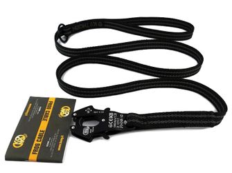 K9 thorn leash non -slip with carabiner Cong Frog, black, l