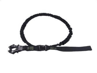 K9 thorn leash with damper and carabiner Cong Frog, black, m