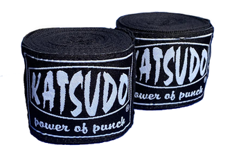Katsudo box bandages elastic 250cm, black