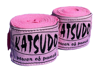 Katsudo box bandage elastic 450cm, pink