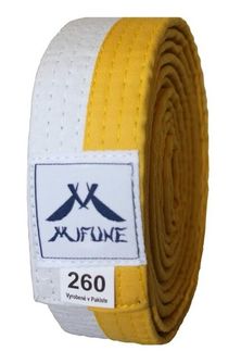 Katsudo mifune belt white-yellow