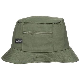 Fisher Hat with small side pocket, OD green