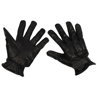 Leather Gloves, black