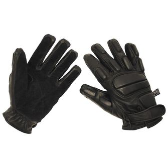 Leather Gloves Protect, black