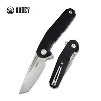 KUBEY Folding knife Carve, steel AUS 10, black