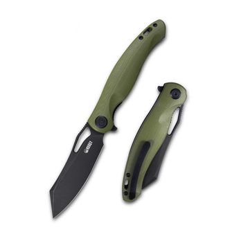 KUBEY Knife Drake, steel 14C28N, green