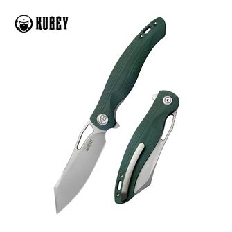 KUBEY Knife Drake, steel AUS 10, green
