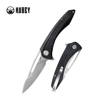 KUBEY Folding knife Merced Black G10