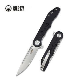 KUBEY Folding knife Mizo Black G10