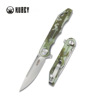 KUBEY Folding knife Mizo Camo G10