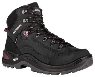 Lowa Renegade GTX Mid Ls trekking shoes, black/prune