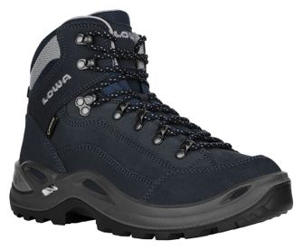 Lowa Renegade GTX Mid Ls trekking shoes, navy/grey