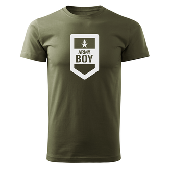 DRAGOWA short T -shirt Army Boy, olive 160g/m2