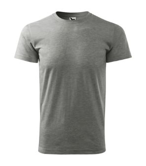 Malfini Basic Men's T -shirt, dark gray highlights