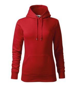 Malfini Cape women's hooded sweatshirt, red