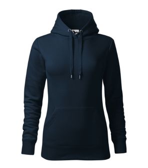 Malfini Cape women's hooded sweatshirt, dark blue