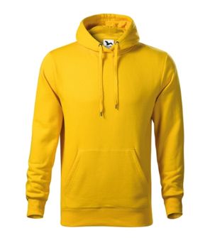 Malfini cape men's sweatshirt with hood, yellow