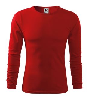 Malfini Fit-T LS Men's T-shirt with long sleeves, red