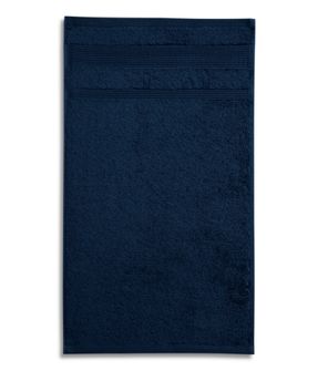 Malfini organic small towel 30x50cm, dark blue