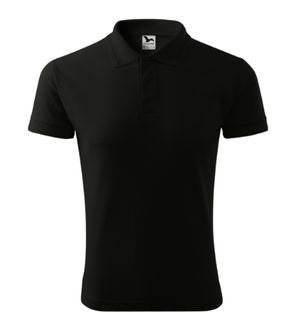 Malfini pique polo men's polo shirt, black