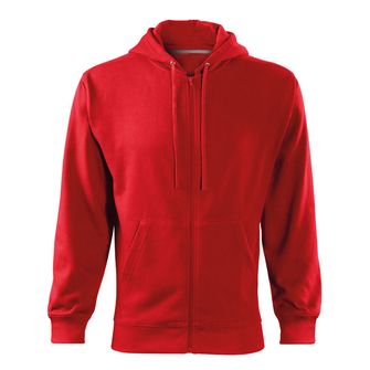 Malfini Trendy Zipper Men's sweatshirt, red, 300g/m2