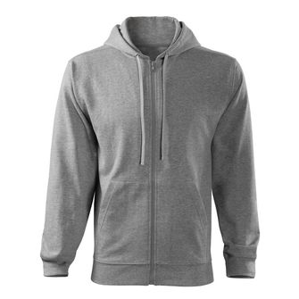 Malfini Trendy Zipper Men's sweatshirt, gray, 300g/m2
