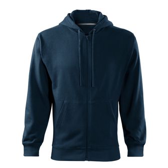 Malfini Trendy Zipper Men's sweatshirt, dark blue, 300g/m2