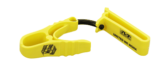 Mechanix glove clip to gloves yellow