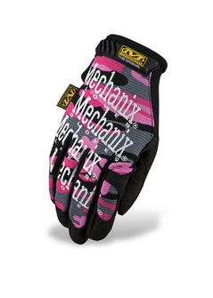 Mechanix Original Pink Camo Women's Gloves Tactical